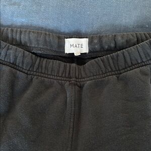 MATE the Label Black Joggers Medium